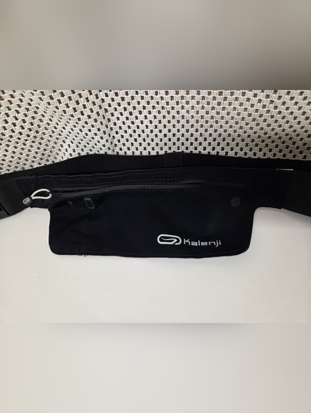 Black Waist Belt Bag for Running and Travel